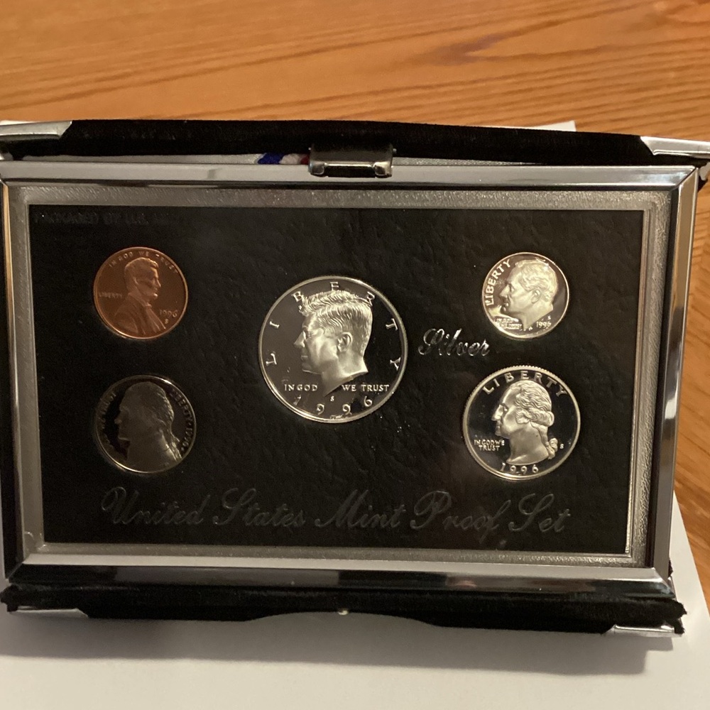 1996 Silver United States Mint Proof Premier Silver Proof Set